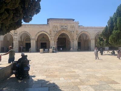 The Al Aqsa Mosque in Jerusalem. Hamza Hendawi / The National