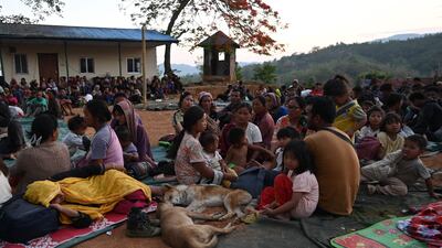 The situation is desperate for many families in the state that borders Myanmar and Bangladesh. AFP