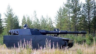 A tank equipped with the new system.