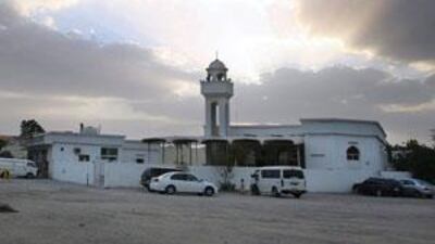 The mosque in Al Shabiat, in Dubai's Al Qusais district, where four-year-old Moosa Mukhtiar Ahmed was raped and murdered.