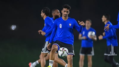 Abdullah Ramadan during training