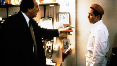 Danny Aiello and Kirk Acevedo in Dinner Rush. Courtesy Access Motion Picture Group