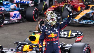 Formula One world champion Max Verstappen will be eyeing a grand finish to the 2023 season in Abu Dhabi. Victor Besa / The National
