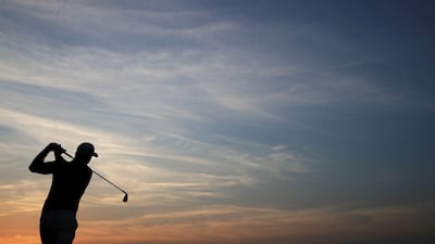 Brooks Koepka warms up. Getty Images