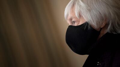 Stocks briefly extended their losses on Tuesday and the dollar touched session highs following Ms Yellen’s remarks. AFP