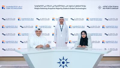 AD Ports says it is aiming to offer more tailored services globally, through its deal with Dubai Technologies. Photo: AD Ports Group