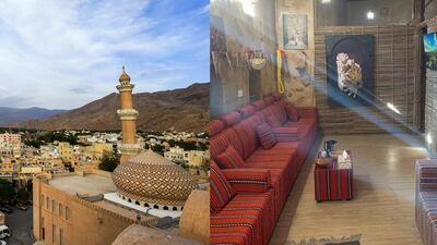 Oman has announced plans to turn architecturally important old homes into guest houses, as happened with Nizwa Heritage Inn, right. AFP / Supplied