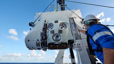Limiting factor is lifted by DSSV's equipment. Courtesy: The Five Deeps Expedition