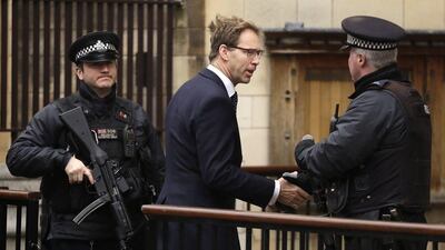 Tobias Ellwood, a British minister and former soldier, tried to resuscitate PC Keith Palmer, who was stabbed during the Westminster attack in March. Credit: Matt Dunhan/ AP