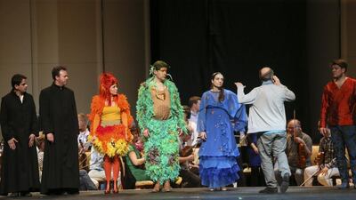 “It was really good to have a rehearsal and see the hall. You need to feel it,” said Barbara Kozelj, who plays one of The Magic Flute’s “three ladies”.