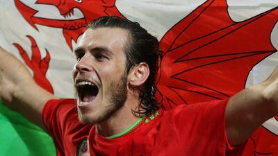 Gareth Bale of Wales celebrates after their win over Andorra on Tuesday to conclude Euro 2016 qualifying with a place in next year's finals. Matthew Childs / Action Images / Reuters / October 13, 2015