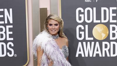 Heidi Klum wears Germanier. EPA