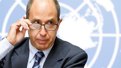 Tomas Ojea Quintana, UN Special Rapporteur on the situation of human rights in North Korea, informs the media during a press conference after he presented his report to the 37th session of the Human Rights Council, at the European headquarters of the United Nations in Geneva, Switzerland. Salvatore Di Nolfi / EPA