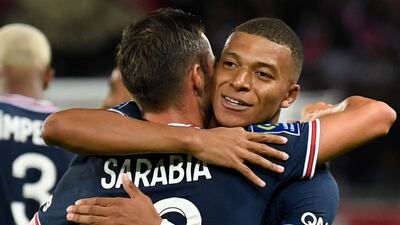 Kylian Mbappe had a great start to the season with PSG. AFP