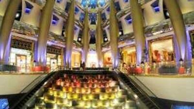 Depa's work at the Burj Al Arab, in Dubai.