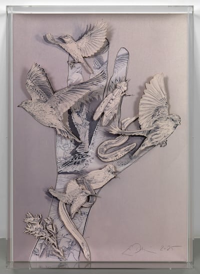 Redraw The Edges of Yourself, by Es Devlin, one of the items included in the Choose Love Auction. PA