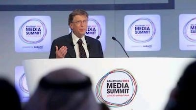 Bill Gates, Co-Chair & Trustee of Bill & Melinda Gates Foundation, urges the wealthy in the UAE to give to the poor.