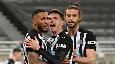 Jamaal Lascelles celebrates. Reuters