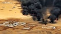 epa13220612 A handout screen grab taken from a video released on 07 September 2026 made available by the Houthi military media center shows smoke and balls of fire rising from trucks at a camp of the Saudi-backed government forces following an alleged Houthi missile strike, in the eastern province of Hadramout, Yemen, 07 September 2026. Yemen�s Houthis have claimed to have launched a ballistic missile strike on trucks carrying military equipment at the Al-Wadiah camp of the Saudi-backed government forces in Yemen�s Hadramout province amid an escalation of fighting between the Houthis and government forces over the past few days. EPA/HOUTHI MILITARY MEDIA CENTER HANDOUT HANDOUT EDITORIAL USE ONLY/NO SALES