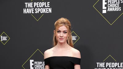Katherine McNamara arrives at the 2019 People's Choice Awards in Santa Monica, California, on Sunday, November 10, 2019. Reuters