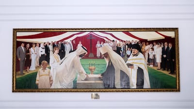 Russian Orthodox Church. An architectural walk on Saturday explored spaces of coexistence around Al Qasimiyah neighborhood in Sharjah. The journey followed the path of the recently launched publication 'In Search if Spaces of Coexistence: An Architect’s Journey'.Photo: Reem Mohammed/The National