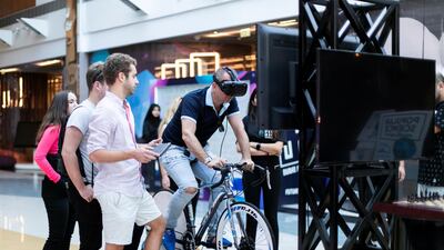 A VR exercise bike that changes scenery and track was among the most popular devices
