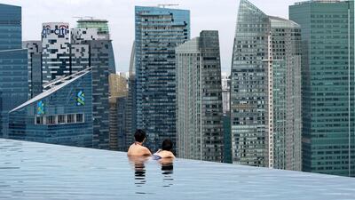 6th: London Heathrow to Singapore Changri. 460 first class seats, 66 average daily first class seats. Roslan Rahman / AFP
