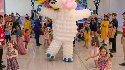 A festival full of bubbles and balloons is taking place at Festival Plaza mall in Jebel Ali Village. Photo: Festival Plaza