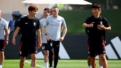 South Korea coach Paulo Bento during training. Reuters