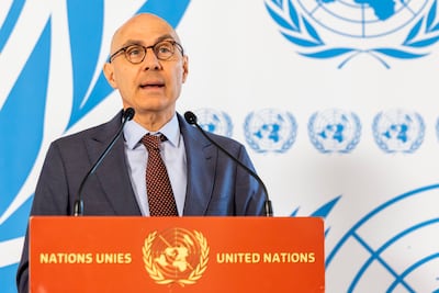 UN human rights chief Volker Turk. EPA