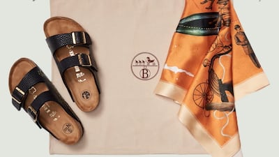The packaging of MSCHF's 'Birkinstock' shoes. Courtesy MSCHF