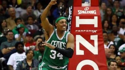 Paul Pierce is determined to 'show the world' the Boston Celtics cannot be counted out. Chris Chambers / Getty Images