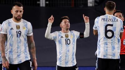 Lionel Messi scored a hat-trick for Argentina in their World Cup qualifying win over Bolivia on Thursday, September 9. EPA