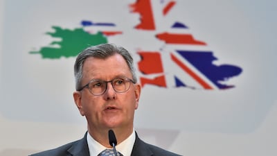 DUP leader Sir Jeffrey Donaldson has announced that his party will vote against the Windsor Framework deal. Reuters.