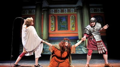 Horrible Histories: Ruthless Romans shows at Ductac until Saturday, October 26. Courtesy Birmingham Stage Company