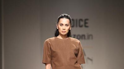 VOGUE India Fashion Fund Presents BODICE by Ruchika Sachdev at Amazon India Fashion Week. Courtesy Amazon India Fashion Week