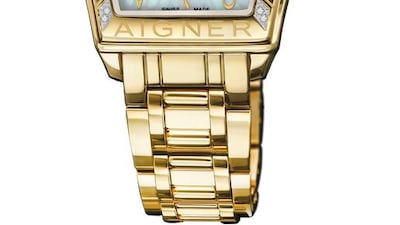 The new Aigner Arabic numeral watch, now at Paris Gallery. Courtesy of Aigner