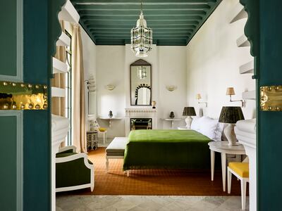 Marrakesh Suite at Villa Mabrouka. Photo: Andrew Montgomery