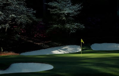 The famous 'Amen Corner,' where golfers turn the corner on the 11th, 12th and 13th holes at Augusta National. Reuters