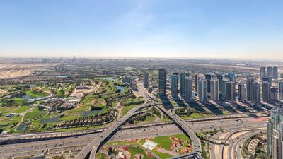 The view from The Penthouse out across The Greens.