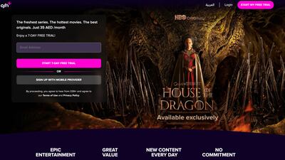 OSN+ is a local streamer with HBO and Paramount favourites.