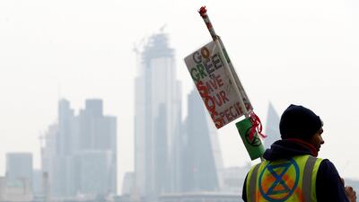 Protests demanding action on climate change have taken place across the world this year. Reuters