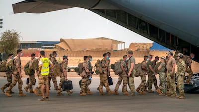 The last French troops left Mali on August 15. AP