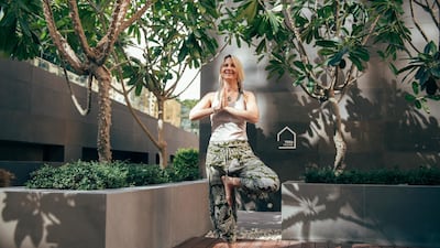 Danielle Bailey, lead instructor at Dubai's Yoga House, has been teaching for 12 years. Courtesy Danielle Bailey