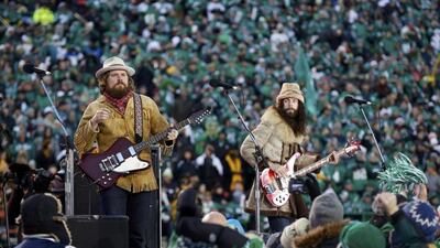 The Sheepdogs perform before the CFL's 101st Grey Cup between the Hamilton Tiger-Cats and the Saskatchewan Roughriders in Regina, Saskatchewan. Mark Blinch / Reuters