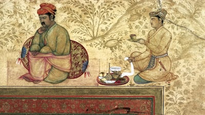 Meals one sees in period paintings of the Mughals can be deceptive: was this a picture of reality or an idealised image meant to project power and pomp? Getty Images