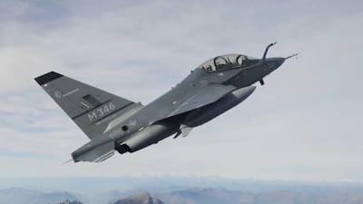 An Alenia Aermacchi M-346.