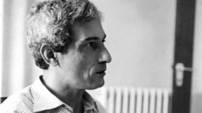 Naji al Ali, who was murdered in London in 1987, seen a few years before his death. London's police force are reopening the case