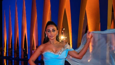 Jordanian actress and TV host Mais Hamdan arrives for the screening of 'Casablanca Beats'. AFP