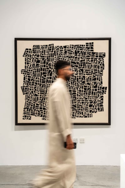 Syrian artist Moustafa Fathi's Untitled (2000) is part of Dubai Ruler Mohammed bin Rashid's collection. Photo: Dubai Culture
